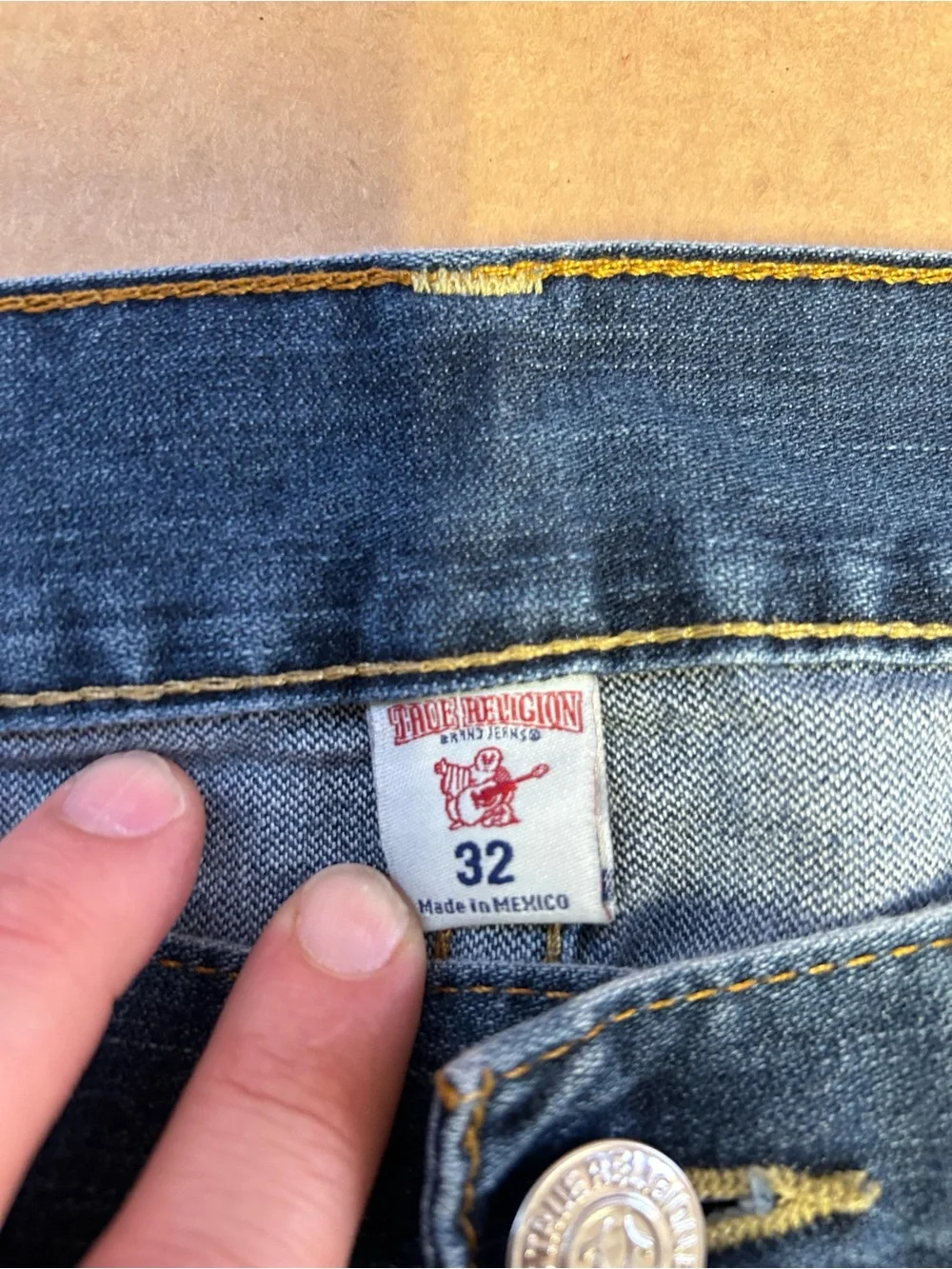 True Religion Slim Fit Blue Men's Jeans Size 32